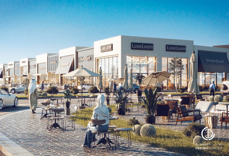 تصميم معماري تجاري - مشروع The90 - شركة فكرة التصميم