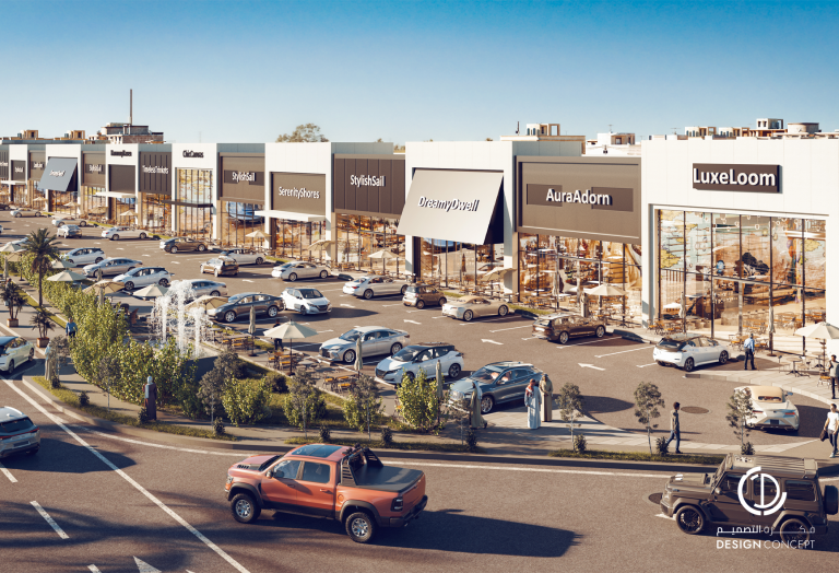 تصميم معماري تجاري - مشروع The90 - شركة فكرة التصميم