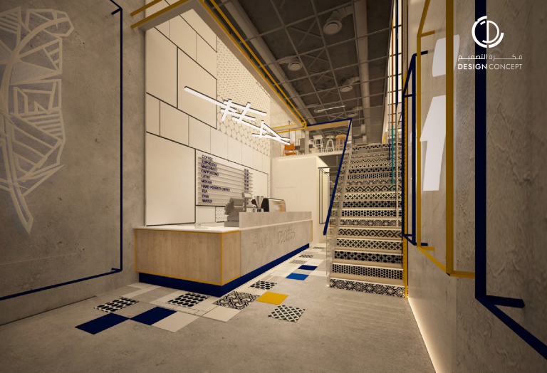 تصميم داخلي تجاري | مكتب فكرة التصميم للاستشارات الهندسية