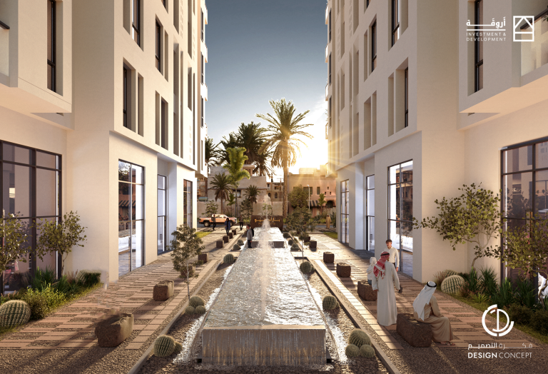 بارك فيو ريزدنس - تصميم معماري - بالتعاون مع شركة أروقة