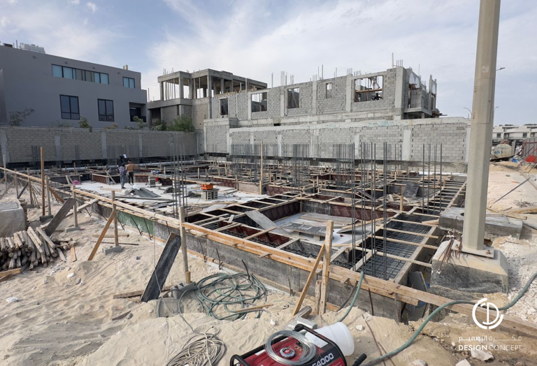 فيلا خاصة - الإشراف الهندسي - شركة فكرة التصميم