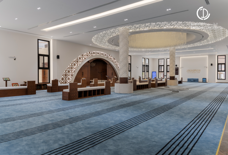 تصميم مسجد - فكرة التصميم - الدمام