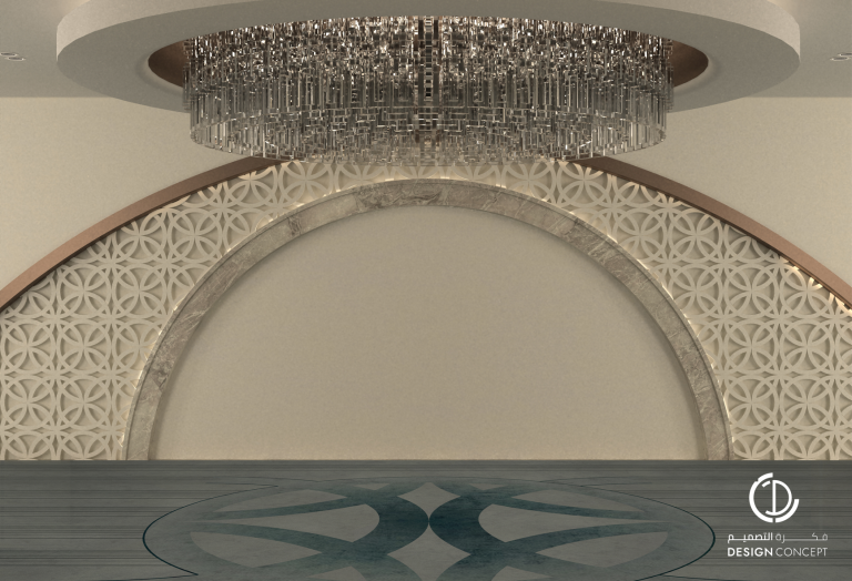 تصميم مسجد - فكرة التصميم - الدمام