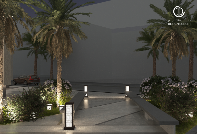 تصميم مسجد - فكرة التصميم - الدمام