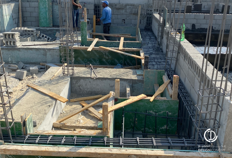 مشروع الكوڤ - الإشراف الهندسي- شركة فكرة التصميم