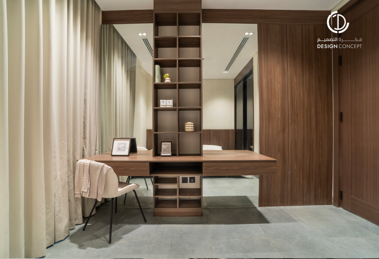 غرفة النوم | التنفيذ | مشروع مساكن أروقة | مكتب فكرة التصميم