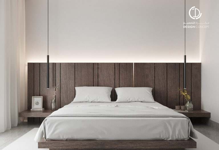 غرفة النوم الرئيسية | التصميم | مساكن أروقة | مكتب فكرة التصميم