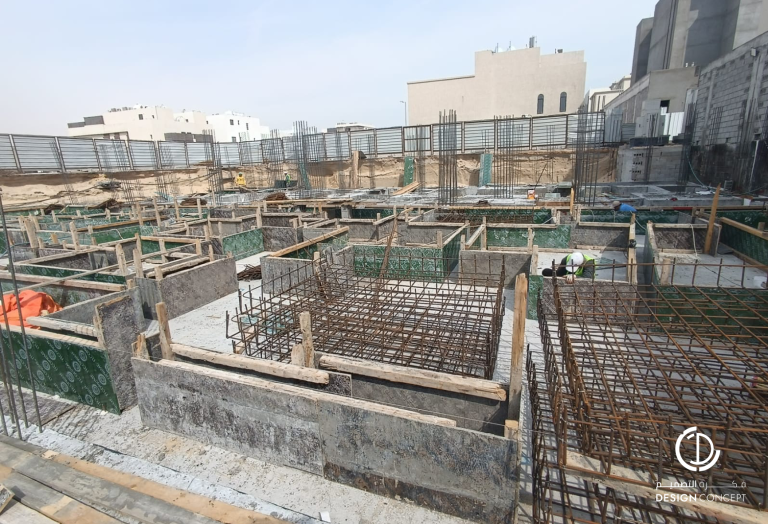 مشروع إلفيشن فيلا - إشراف هندسي - شركة فكرة التصميم