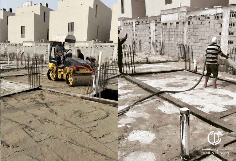 مشروع إلفيشن فيلا - إشراف هندسي - شركة فكرة التصميم