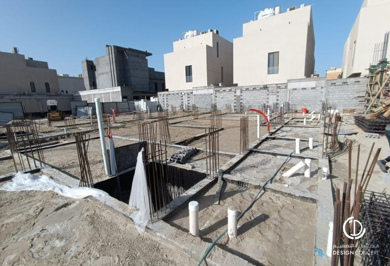 مشروع إلفيشن فيلا - إشراف هندسي - شركة فكرة التصميم