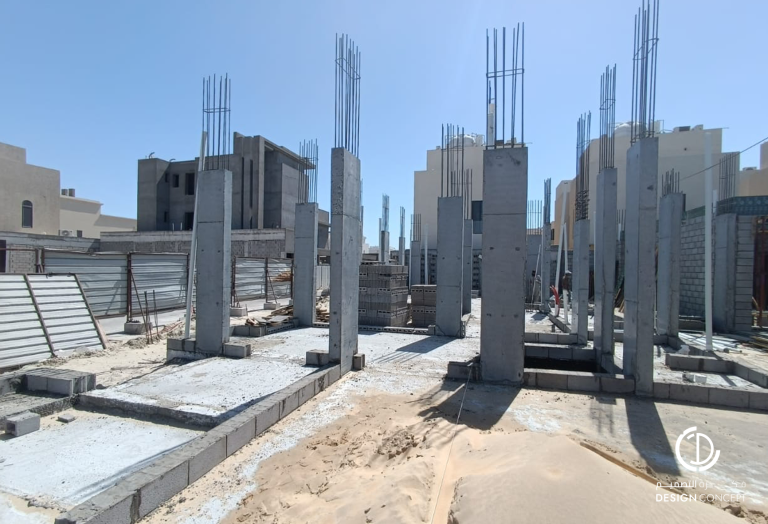 مشروع إلفيشن فيلا - إشراف هندسي - شركة فكرة التصميم