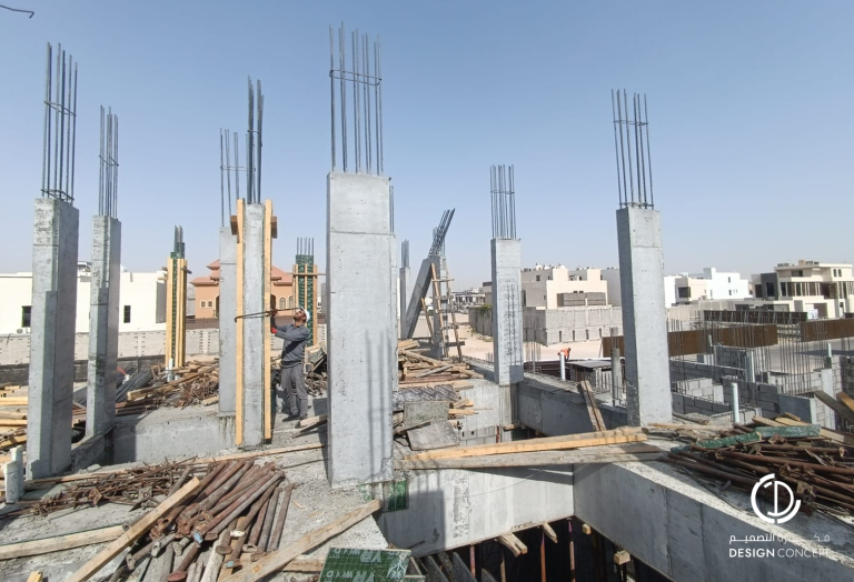 مشروع إلفيشن فيلا - إشراف هندسي - شركة فكرة التصميم