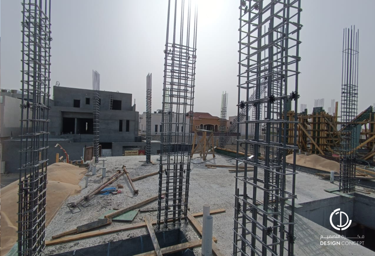 مشروع إلفيشن فيلا - إشراف هندسي - شركة فكرة التصميم