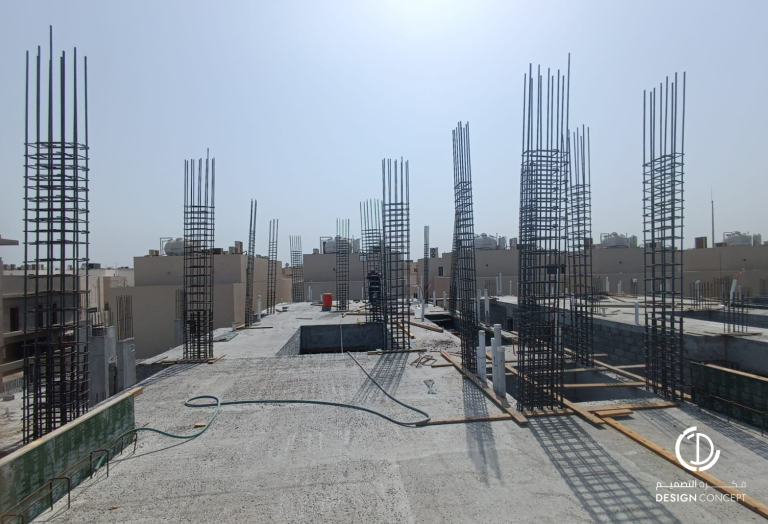 مشروع إلفيشن فيلا - إشراف هندسي - شركة فكرة التصميم