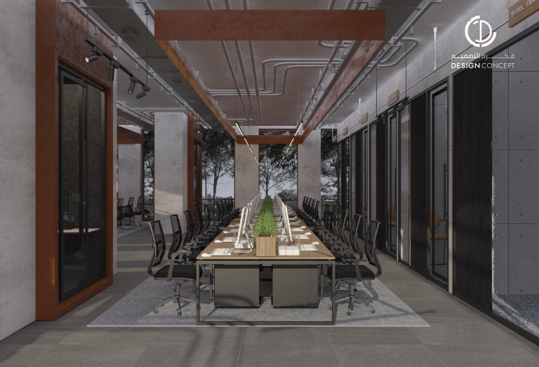 تصميم داخلي إداري | مجموعة فوج | مكتب فكرة التصميم للاستشارات الهندسية