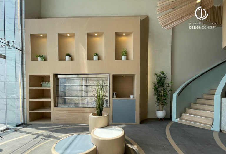 تصميم داخلي تجاري | مخبز هيزل