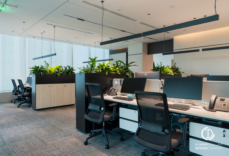 مكتب ماسكو | المكاتب بعد التنفيذ | فكرة التصميم