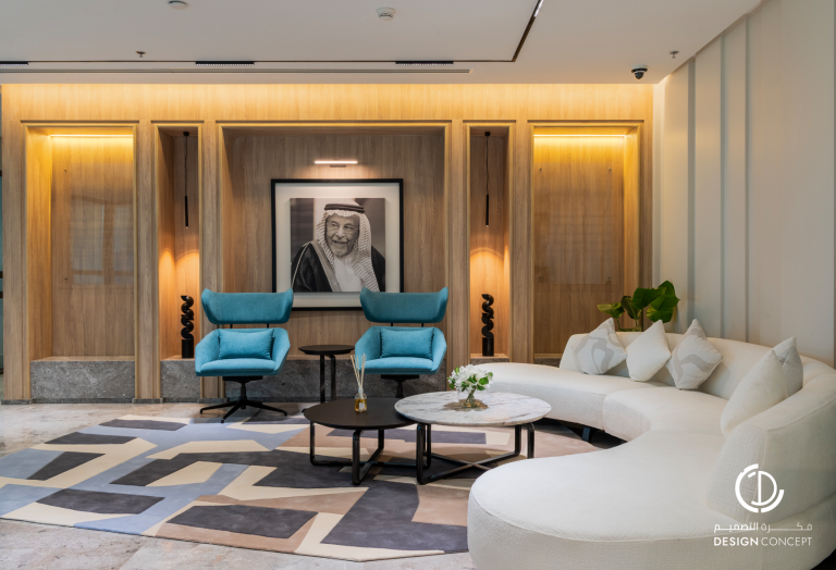 مكتب ماسكو | منطقة كبار الشخصيات بعد التنفيذ | فكرة التصميم