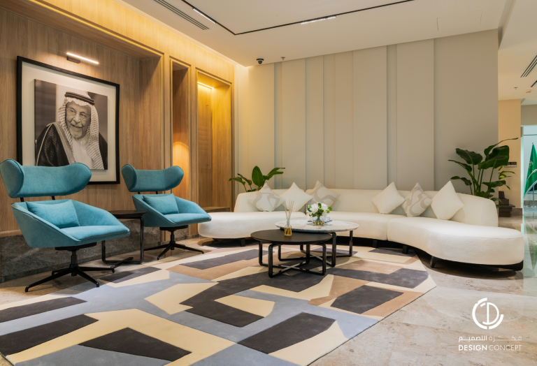 مكتب ماسكو | منطقة كبار الشخصيات بعد التنفيذ | فكرة التصميم