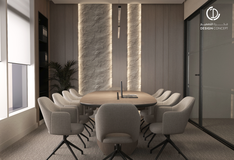مكتب ماسكو | التصميم الداخلي | غرفة الاجتماعات