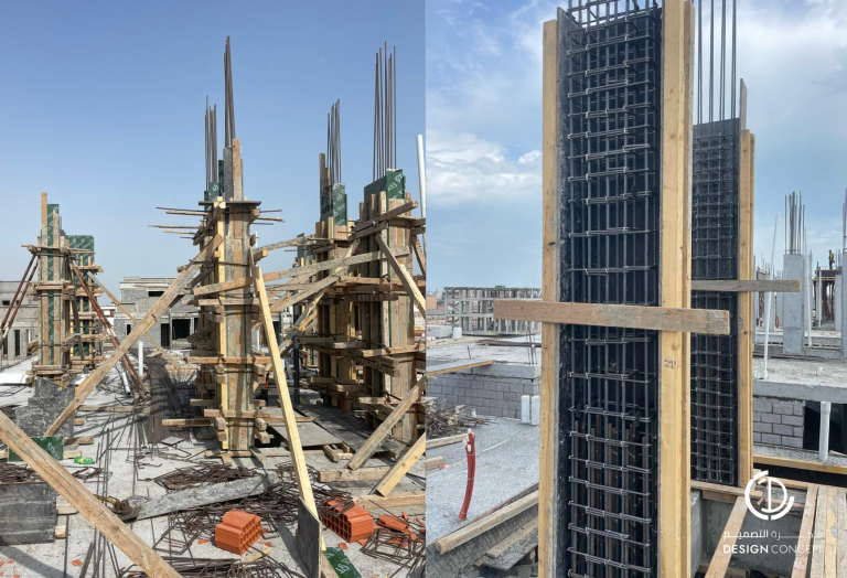 فلل سكنية بالخبر - إِشراف هندسي - شركة فكرة التصميم