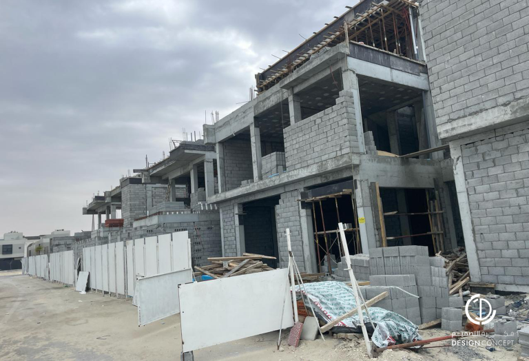 فلل سكنية بالخبر - إِشراف هندسي - شركة فكرة التصميم