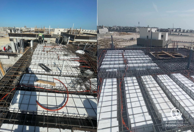 فلل سكنية بالخبر - إِشراف هندسي - شركة فكرة التصميم