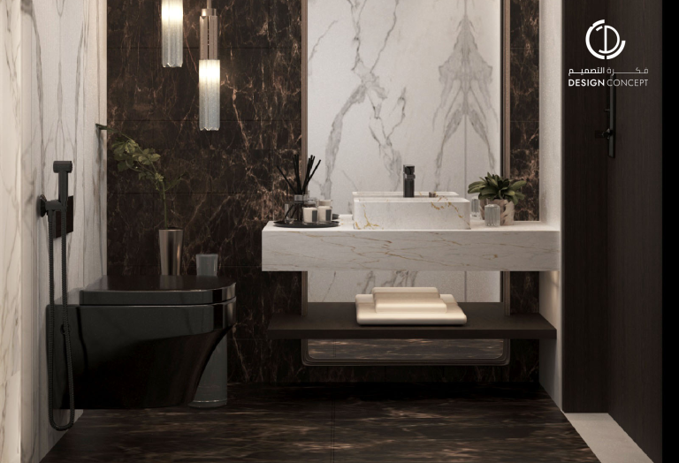 باقة التصميم الذهبية | تصميم معماري داخلي | مكتب فكرة التصميم للاستشارات الهندسية