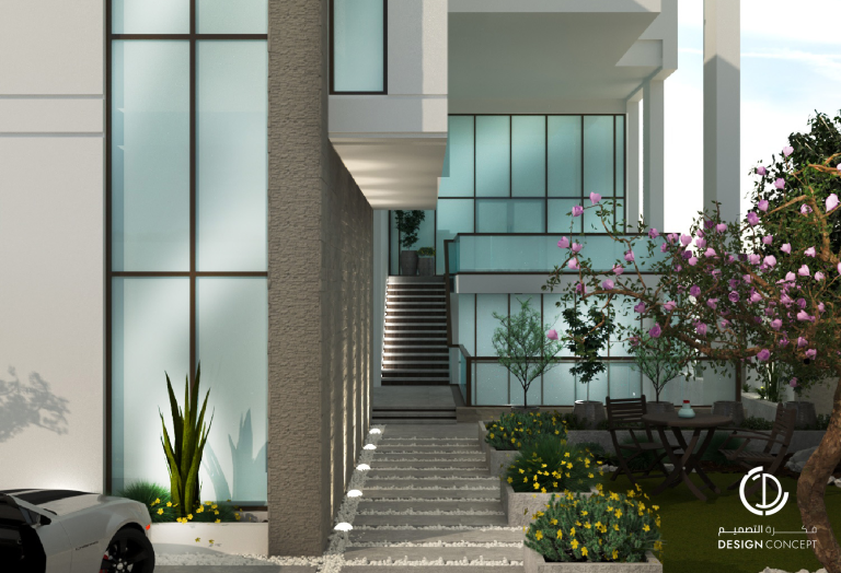 باقة التصميم الذهبية | تصميم معماري داخلي | مكتب فكرة التصميم للاستشارات الهندسية