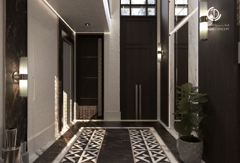 باقة التصميم الذهبية | تصميم معماري داخلي | مكتب فكرة التصميم للاستشارات الهندسية