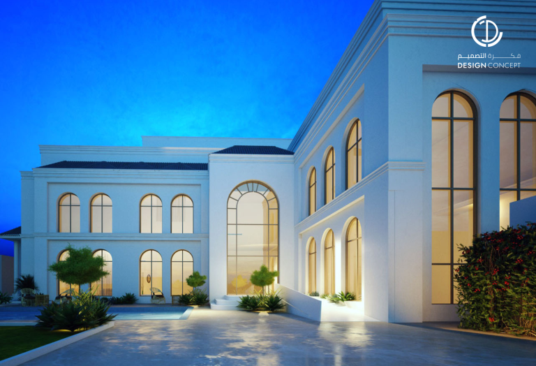 ڤيلا سكنية | تصميم معماري | مكتب فكرة التصميم للاستشارات الهندسية