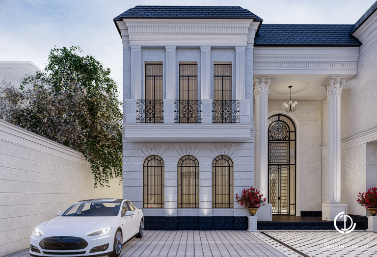 تصميم كلاسيكي | فيلا خاصة | فكرة التصميم