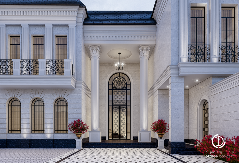 تصميم كلاسيكي | فيلا خاصة | فكرة التصميم