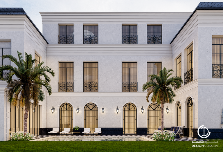 تصميم كلاسيكي | فيلا خاصة | فكرة التصميم