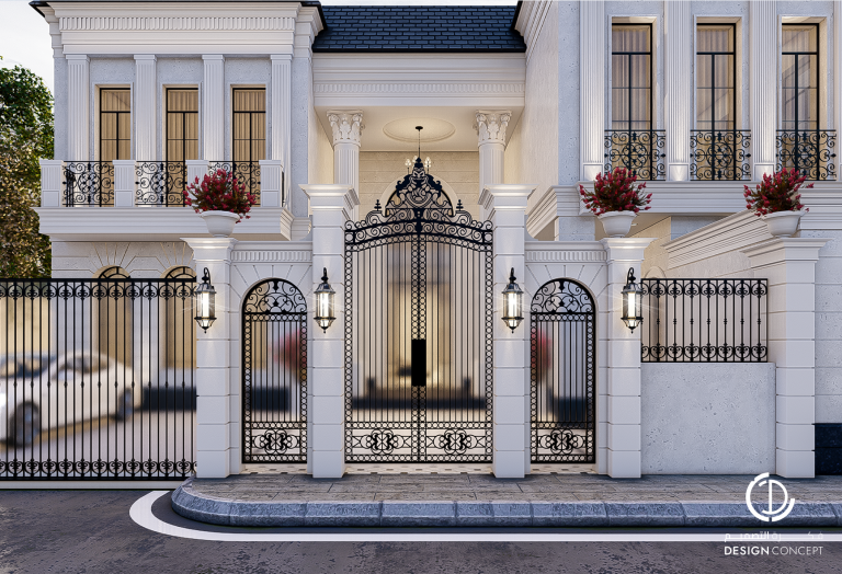 تصميم كلاسيكي | فيلا خاصة | فكرة التصميم