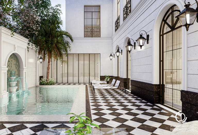 تصميم كلاسيكي | فيلا خاصة | فكرة التصميم