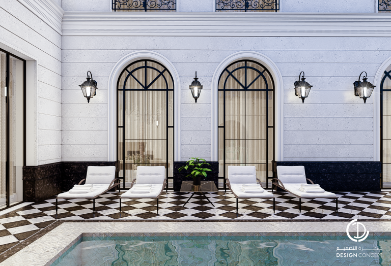 تصميم كلاسيكي | فيلا خاصة | فكرة التصميم