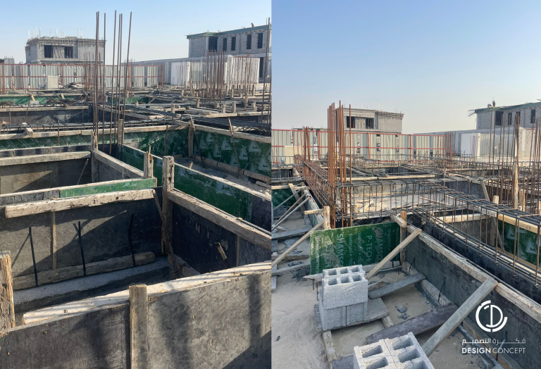 الإشراف الهندسي - مشروع فيلا 33- شركة فكرة التصميم