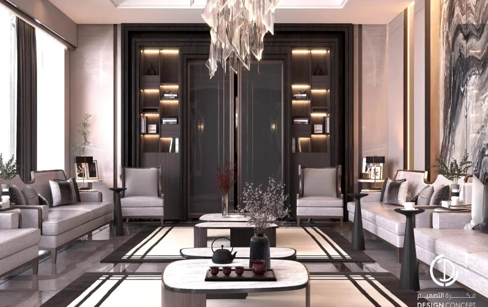 فكرة التصميم للتصميم الداخلي