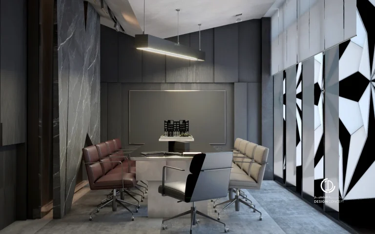 غرفة الاجتماعات - مشروع ركاز - تصميم داخلي