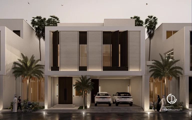 فيلا سكنية خاصة - فكرة التصميم